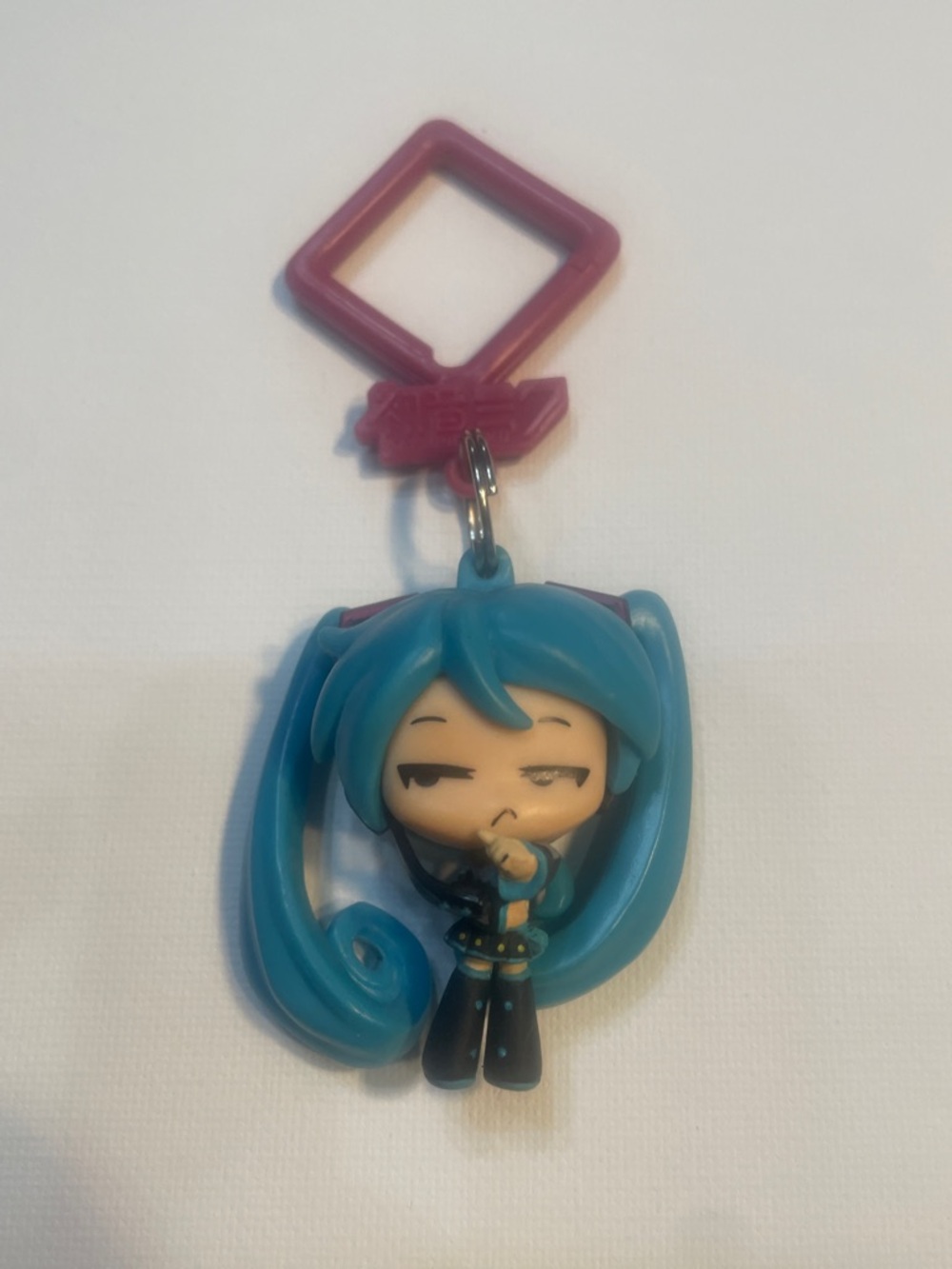 Hatsune Miku Hangers Figure Annoyed Blind Bag Figural Keychain Key Chain- used